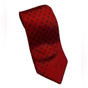 VTG Givenchy Men’s Red Silk Tie
